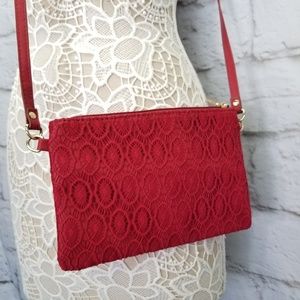 Red Lace Cocktail Purse NWOT